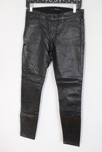 J Brand 26 Coated Black Super Skinny Cotton Stretch Jeans Pants - $25.64