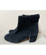 Coach Women’s 8 Black Suede Bonnie Boot Block Heel A00049 - $744.00 MXN
