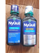 2 PACK  NYQUIL COLD AND FLU RELIEF LIQUID ORIGINAL FLAVOR,  12 OZ EACH - £28.68 GBP