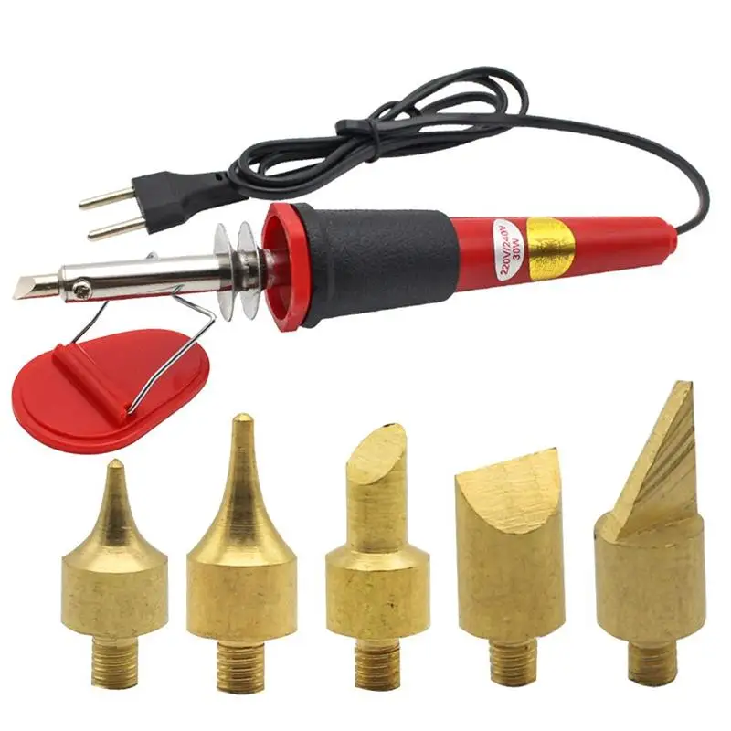 7pcs 30W  Burning Pen Kit Soldering  Head Set Internal Heat Carving Weld... - $121.00