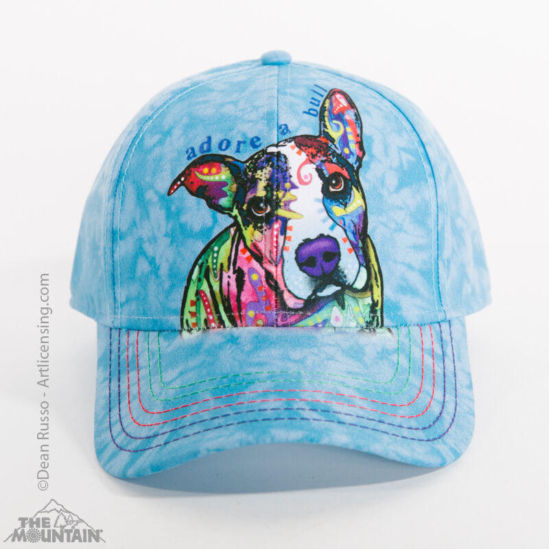 The Mountain Dean Russo Adore A Bull Pitbull Dog Adjustable Strapback Hat 944191