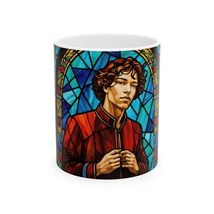 Stained Glass Character Mosaic Mug Artistic Coffee Cup Unique Gift Tea Mug - $265.95 MXN+