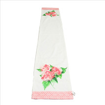 Melrose Pink Hydrangea Table Runner 13x68 inches - $24.74