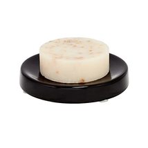 iDesign Ceramic Earth Collection Bar Soap Dish, Matte Black - $20.63