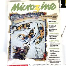 Scholastic Microzine Apple II Software Floppy Disks Classroom Series UNT... - $22.00