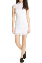 FREE PEOPLE Damen Kleid Daydream Schlank Elegant Stilvoll Weiss Größe M OB518214 - £43.43 GBP