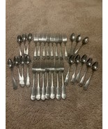 Vintage Oxford Hall Stainless Japan Fork &amp; Spoon Set 30 Pieces - $760.08 MXN