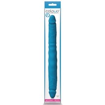 Colours Double Pleasure 12 in. Dual Ended Dildo Blue - £42.56 GBP