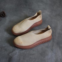 Johnature Retro Pumps Women Shoes Genuine Leather 2021 New Spring/Autumn Vintage - £64.99 GBP