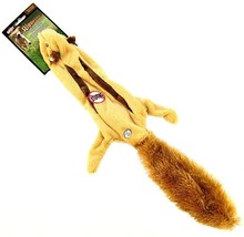 Spot Skinneeez Plush Flying Squirrel Dog Toy Stuffing Free 2 Squeakers - £14.21 GBP