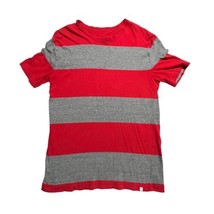 American Eagle Shirt Young Mens Small Active Fit Red Grey Short Sleeve P... - $11.77