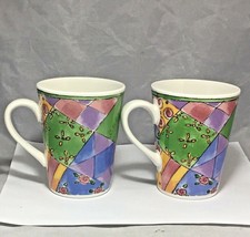 6 SANGO Coffee Tea Mugs  Meringue 3023, Sherbet 3025,Appl  3026, By  SUE ZIPKIN - £18.99 GBP