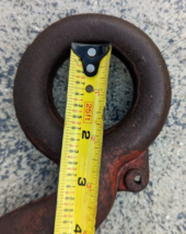 Vintage Crosby Old Big Crane Industrial Hoist Heavy Duty Hook 5T As Is image 2