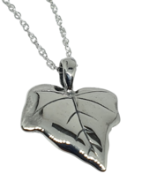 Ivy Leaf Necklace Pendant 18&quot; Chain 925 Sterling Silver Boxed Gift Pagan Wiccan - £27.25 GBP