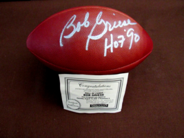 Bob Griese Hof 90 Sbc Miami Dolphins Qb Signed Auto Wilson Ball Mounted Memories - £154.88 GBP