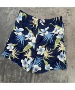 Nautica Floral Swim Trunks Tropical Print Swim Shorts Mens Size S - $19.00