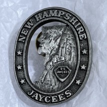 New Hampshire Jaycees Organization Club State Jaycee Lapel Hat Pin Pinback - £4.44 GBP