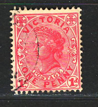VICTORIA AUSTRALIA 1911 Very Fine Used Stamp  1d  #7 - £0.87 GBP