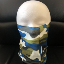 Blue Camouflage Face Covering, Neck Gaiter, Face Protection.  - ( Pack of 10 ) - £10.27 GBP