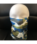 Blue Camouflage Face Covering, Neck Gaiter, Face Protection.  - ( Pack o... - £10.27 GBP