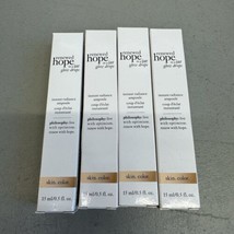 Lot Of 4 Philosophy Renewed Hope In A Jar Glow Drops .5 Oz Nib Instant Radiance - $22.76