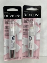 (2) Sugar Mint #111 Revlon Kiss Exfoliating Sugar Scrub + Hydration Lip Balm - £4.75 GBP