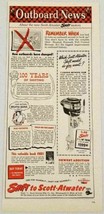 1950 Print Ad Scott-Atwater 7 1/2 Hp Twin Outboard Motors Minneapolis,MN - $10.37