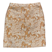 Talbots Pencil Skirt Womens Size 6P Copper Metallic Gold Brocade Cocktail - £21.51 GBP
