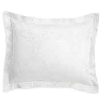 Sferra Laterina King Silver Sham Silversage Cotton Sateen Jacquard Italy... - $52.00