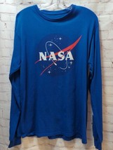 Men&#39;s NASA long sleeve t-shirt M Medium blue Fifth Sun - £7.90 GBP