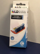 Ld Ink Cartridge Nib New Box Printer High Yield CLI251XL Ready 2 Use Cyan Blue - £6.18 GBP