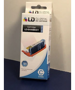 LD INK CARTRIDGE NIB NEW BOX PRINTER HIGH YIELD CLI251XL READY 2 USE CYA... - £6.27 GBP
