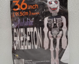 Vintage Tony Inflatable Skeleton 36&quot; Halloween Decor 3 Feet Tall - New! - £29.71 GBP