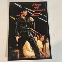 Elvis Presley Postcard Elvis 68 Comeback Special Black Leather - £2.73 GBP