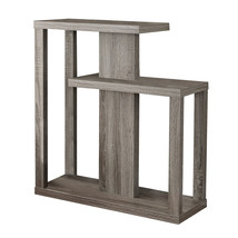 32" Taupe Free form Floor Shelf Console Table With Storage - $5,086.90 MXN