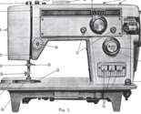 805B Sewing Machine Manual Instruction Buttonhole Zig-Zag Hard Copy - £10.32 GBP