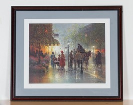 &quot;The Blessing&quot; by G Harvey Framed Lithograph w/ CoA Signed by Artist #12994 - £233.06 GBP
