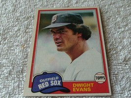 1981 Topps Dwight Evans # 275 Gem Mint Red Sox Baseball !! - £117.94 GBP