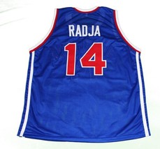 Dino Radja #14 Jugoslavija Yugoslavia Basketball Jersey New Sewn Blue Any Size image 2