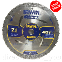 Irwin Marathon 24031 7-1/4&quot; 40 TPI   Saw Blade Pack of 5 - £54.29 GBP