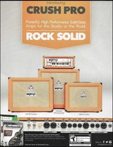 Orange Crush Pro Series Guitar Amp CR120C CR60C CR120H Head amplifier ad print - £3.32 GBP