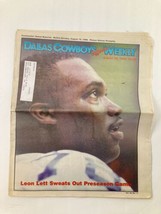 Dallas Cowboys Weekly Newspaper August 24 1996 Vol 22 #11 Leon Lett - £10.42 GBP