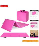 Lightweight 3-Panel Exercise Mat with Handles – Perfect for Fitness On-The-Go