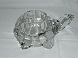 Clear Glass Turtle Tortoise Tealight Votive Candle Holder INDIANA GLASS - $18.99