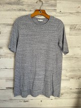 Pure Jill T-Shirt Women&#39;s Small Gray Pima Cotton Blend Short Sleeve Crew... - £10.45 GBP