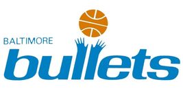 BALTIMORE BULLETS NBA BASKETBALL VINTAGE OLD LOGO POSTER ON 12X8IN METAL... - $24.74