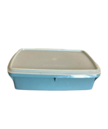 Tupperware Divided Container Teal Blue Tuppercraft 767-3  Stow N Go with... - $14.92 CAD