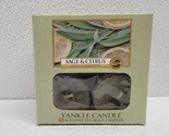 Yankee Candle 12 Sage &amp; Citrus Scented Green Tea Light Candles Fresh Fra... - £15.57 GBP