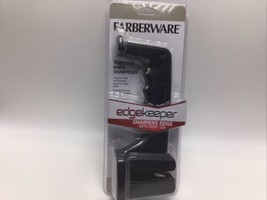 Farberware Edgekeeper Knife Sharpener Handheld Tabletop Black Kitchen NEW - £15.62 GBP