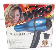 Wigo Europe Metal Blow Dryer WG5102GY Gray Salon Quality 2 Speed 6 Heats 1400w - £55.93 GBP